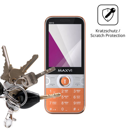 Schutz gegen Kratzer auf dem Maxvi X910 Glas durch Schlüssel oder Ähnliches