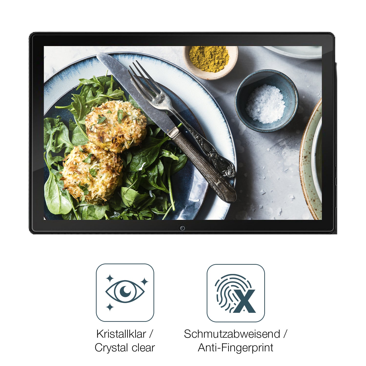 Flexible TPU-Folie passend zugeschnitten für Muisoo Tablet 7 Zoll, vollständige Abdeckung