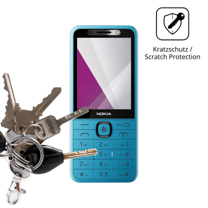 Schutz gegen Kratzer auf dem Nokia 235 4G 2nd Edition Glas durch Schlüssel oder Ähnliches