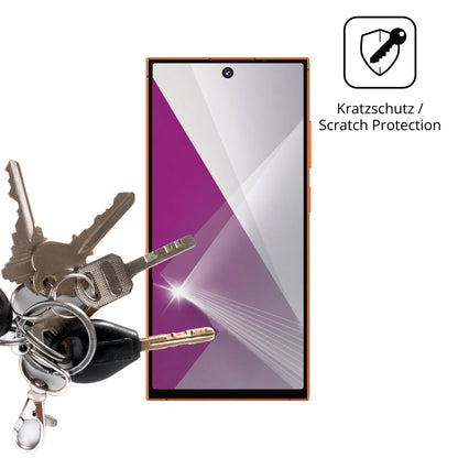 Schutz gegen Kratzer auf dem Oukitel C67 Glas durch Schlüssel oder Ähnliches