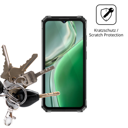 Schutz gegen Kratzer auf dem Oukitel G7 Glas durch Schlüssel oder Ähnliches