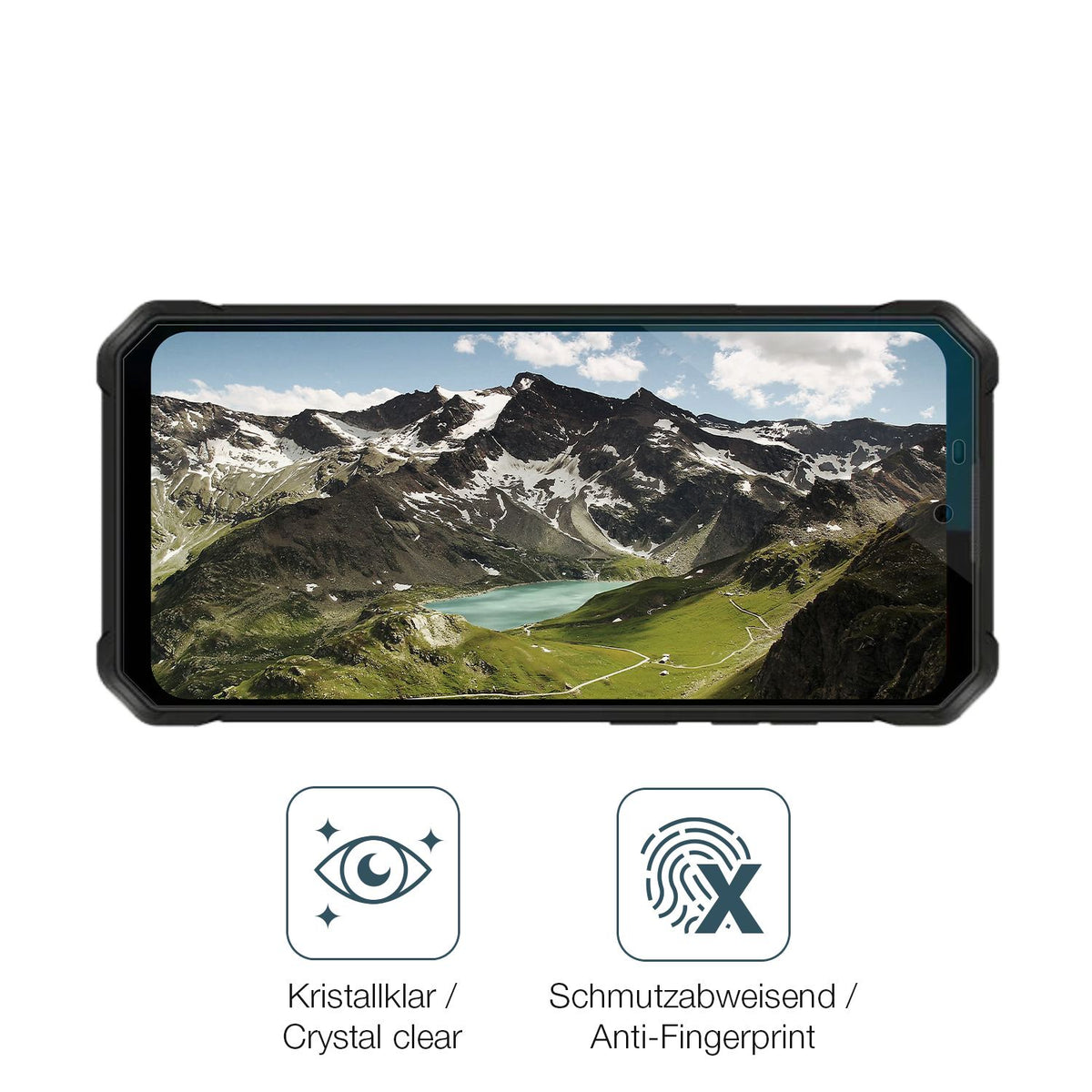 Schutz gegen Kratzer auf dem Oukitel WP53 Pro Glas durch Schlüssel oder Ähnliches