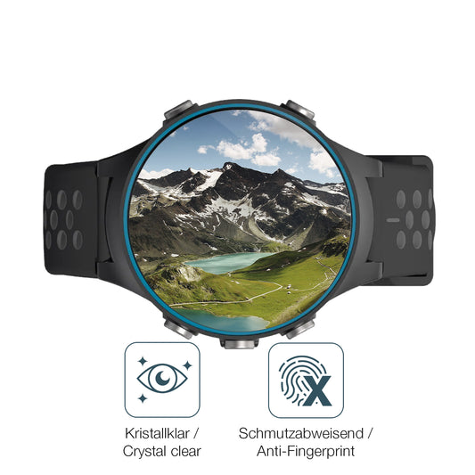 Flexible TPU-Folie passend zugeschnitten für RocketGolf GPS Par.4, vollständige Abdeckung