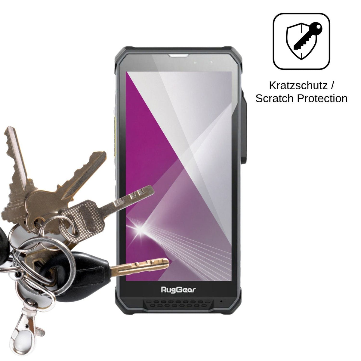 4x Screen Protector for RugGear RG880i Protection Crystal Clear dipos