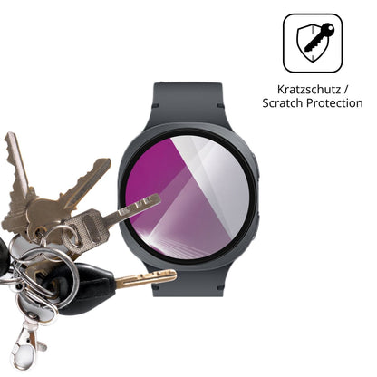 Schutz gegen Kratzer auf dem Samsung Galaxy Watch 8 40mm Glas durch Schlüssel oder Ähnliches
