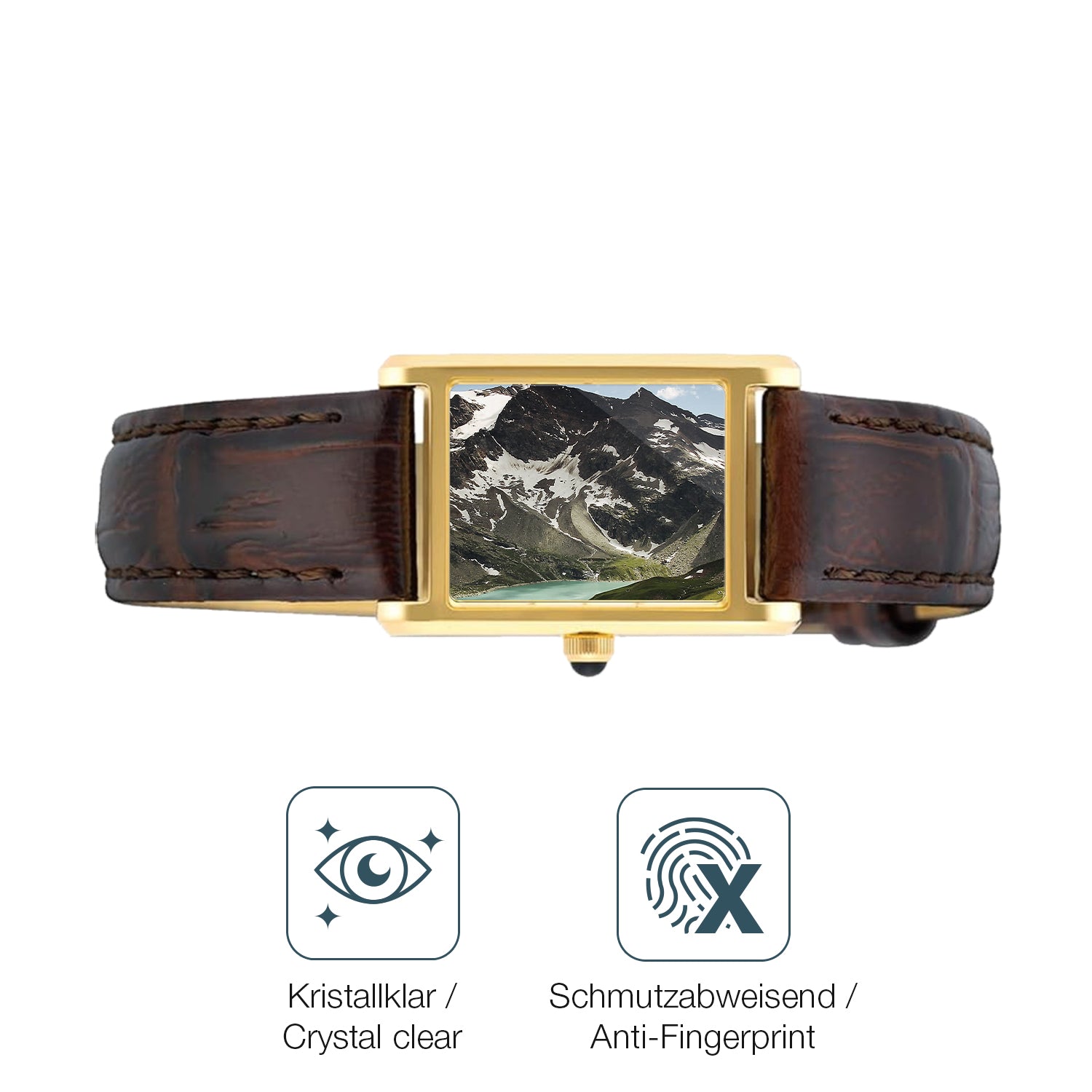 Flexible TPU-Folie passend zugeschnitten für Seiko SWR066P1, vollständige Abdeckung