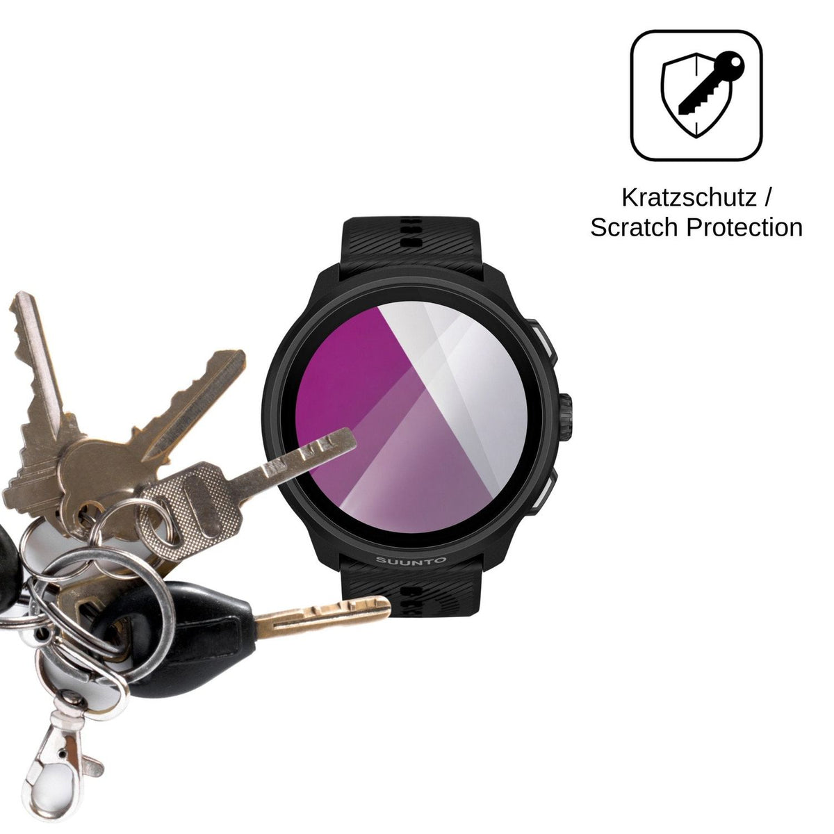 6x Screen Protector for Suunto Run 2 Protection Crystal Clear dipos