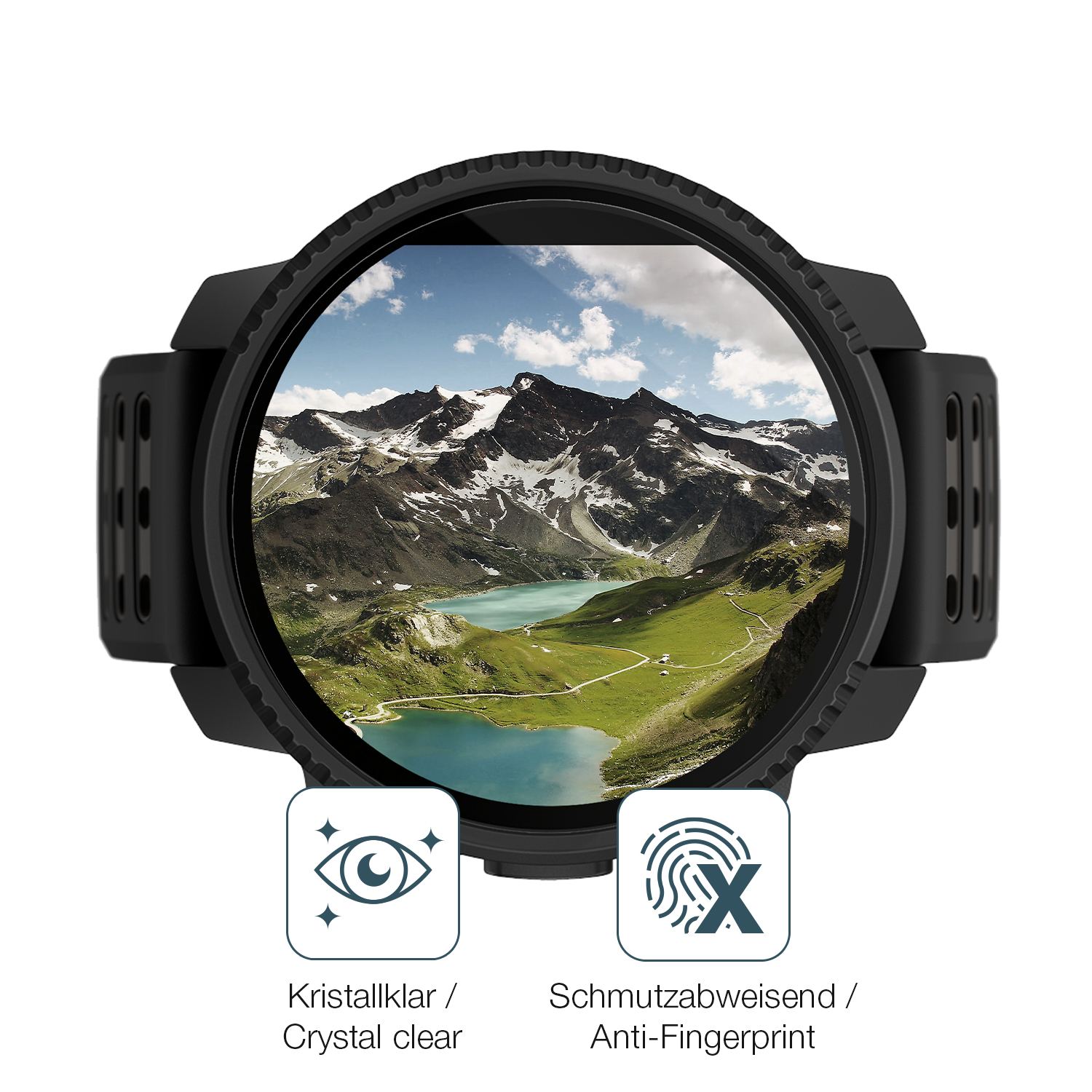 Flexible TPU-Folie passend zugeschnitten für Suunto Vertical 2, vollständige Abdeckung