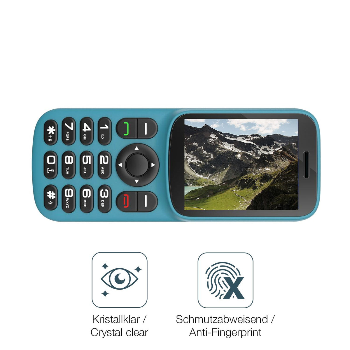 Flexible TPU-Folie passend zugeschnitten für T185 4G Handy, vollständige Abdeckung