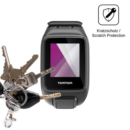 6x Screen Protector for TomTom Runner 2 Music Protection Crystal Clear dipos
