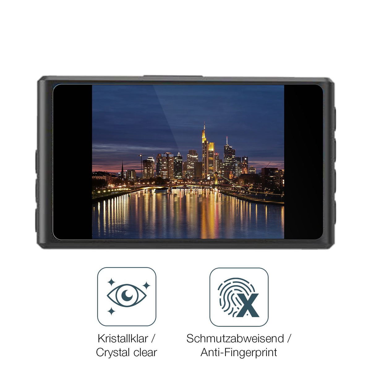 Flexible TPU-Folie passend zugeschnitten für WeBeqer A7 Dashcam, vollständige Abdeckung