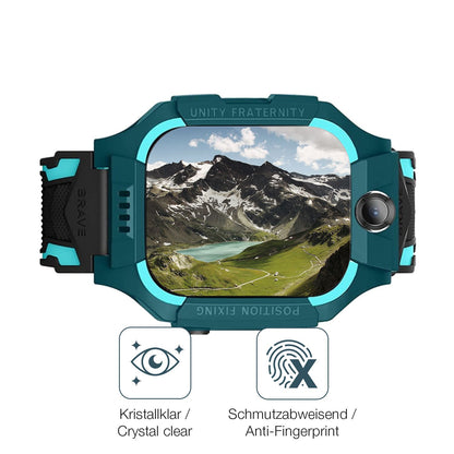 Flexible TPU-Folie passend zugeschnitten für xO Kids Smartwatch H100, vollständige Abdeckung