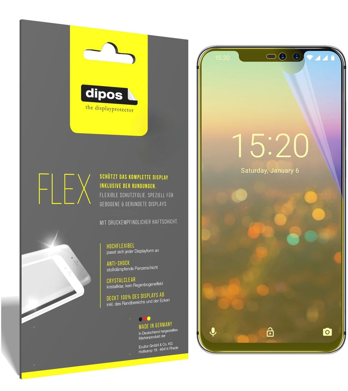 2x 3D Full Cover Screen Protector for Umidigi Z2 Pro