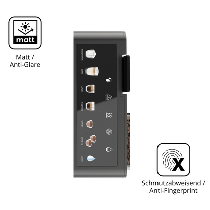 Dünne und entspiegelnde Folie passend zugeschnitten für Cecotec Freestyle Grind &amp; Latte