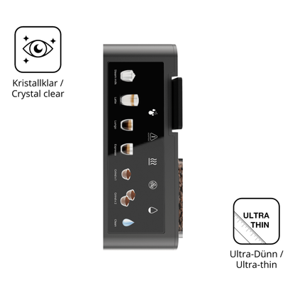 Dünne und klare Folie passend zugeschnitten für Cecotec Freestyle Grind &amp; Latte