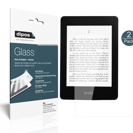 9H Clear Screen Protector for Amazon Kindle Paperwhite – Shatterproof, Crystal Clear