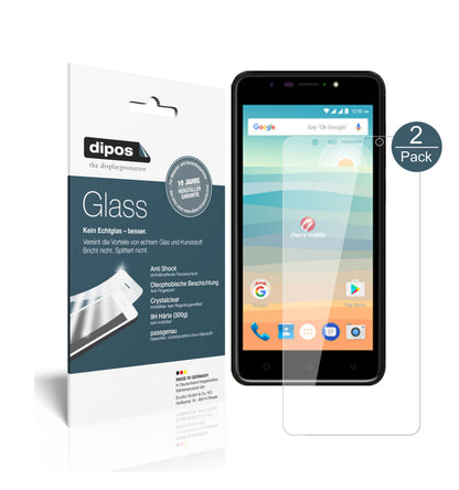 Perfekte Passform und ultimative Qualität: Unser 9H Panzerglas bietet Schutz für Cherry-Mobile Flare S6