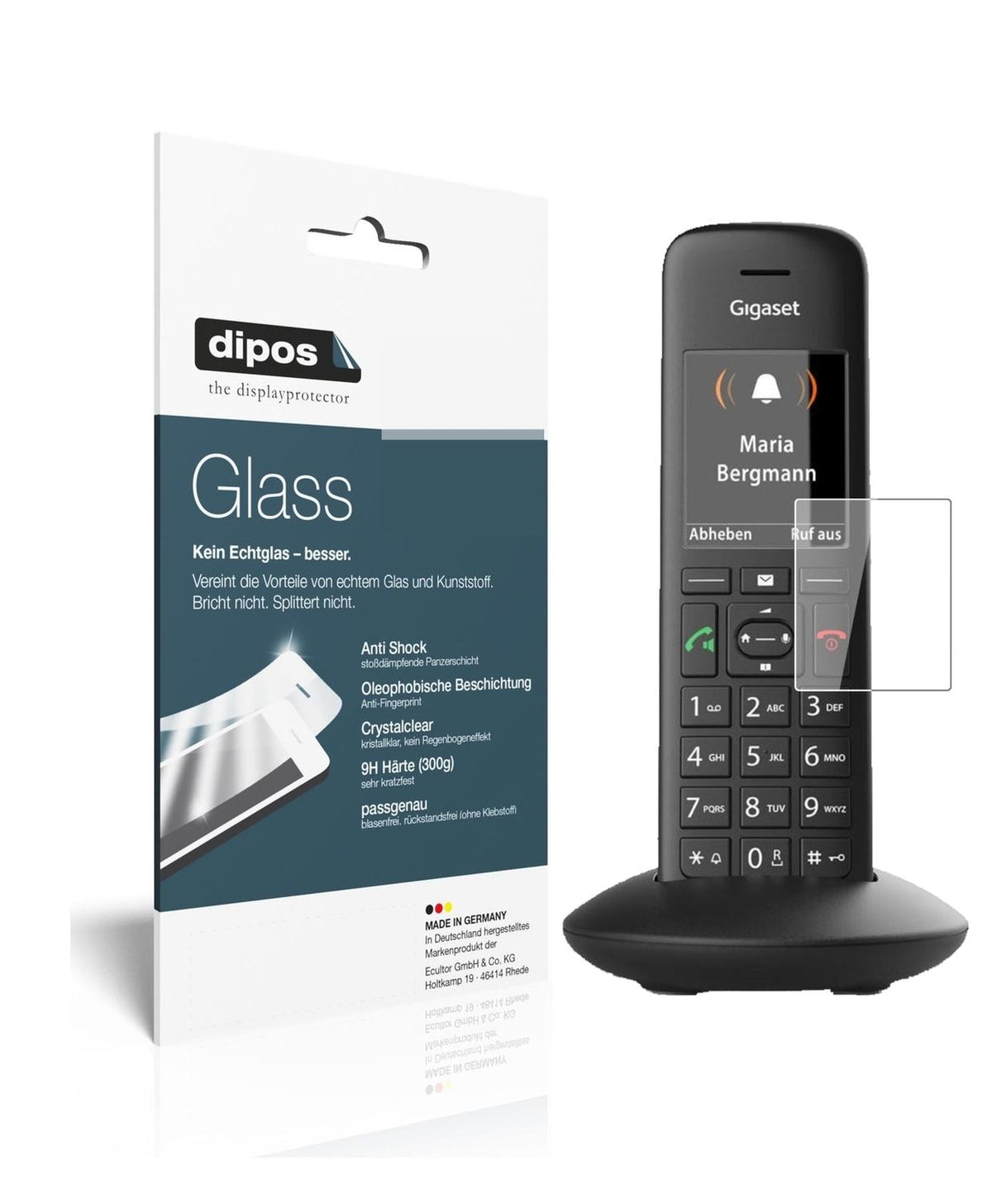 1x 9H Screen Protector for Gigaset C570HX