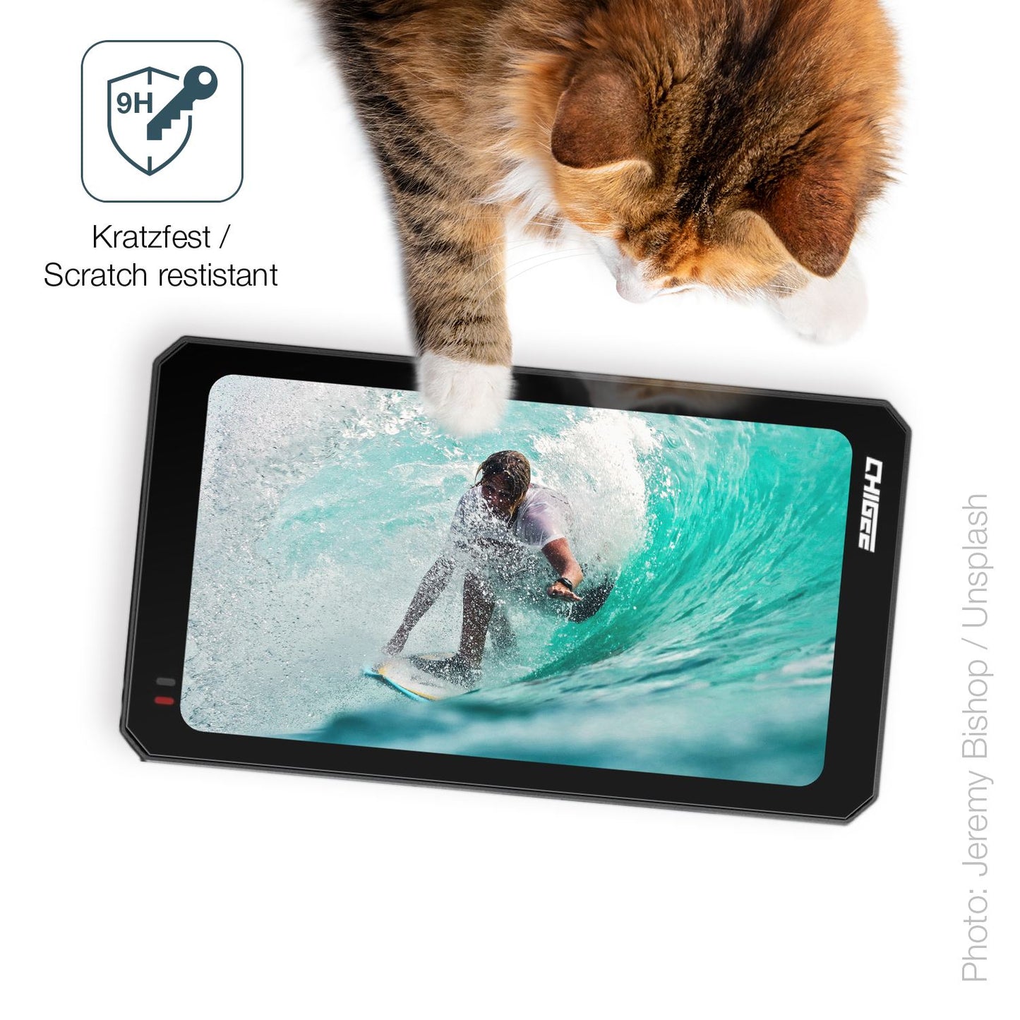 dipos Displayschutz für Chigee AIO-6 MAX, mattierte Oberfläche, robuste Festigkeit und perfekte Passform