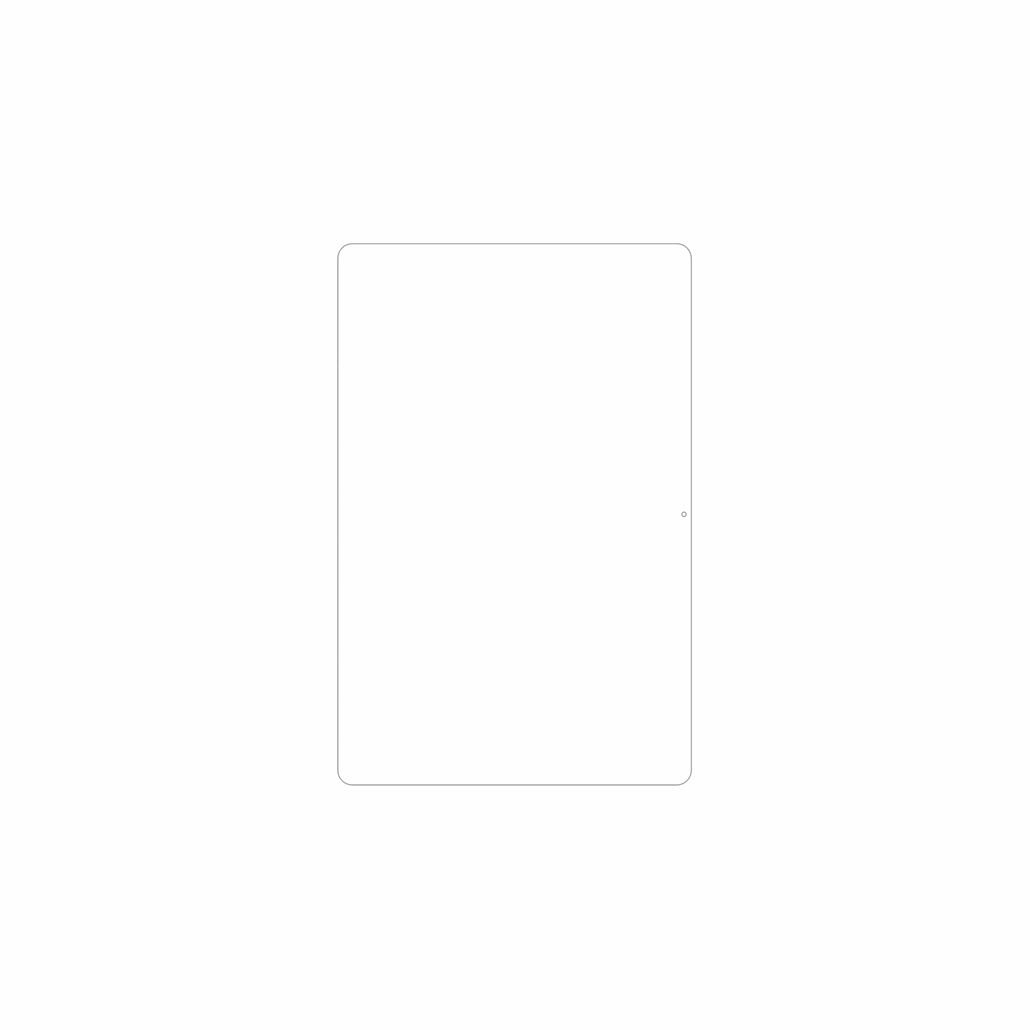 dipos Displayschutz für Chuwi AuPad 10.95 Zoll, mattierte Oberfläche, geringe Dicke und perfekte Passform