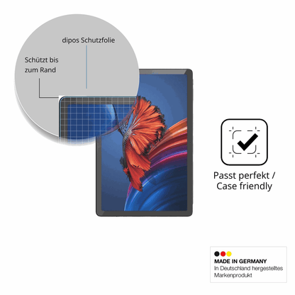 Schutzglasfolie mit optimaler Passform, zur Verwendung mit Hüllen geeignet
