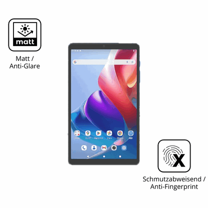 9H Hartbeschichtete, flexible Folie passend zugeschnitten für Chuwi AuPad Mini 8.7 Zoll