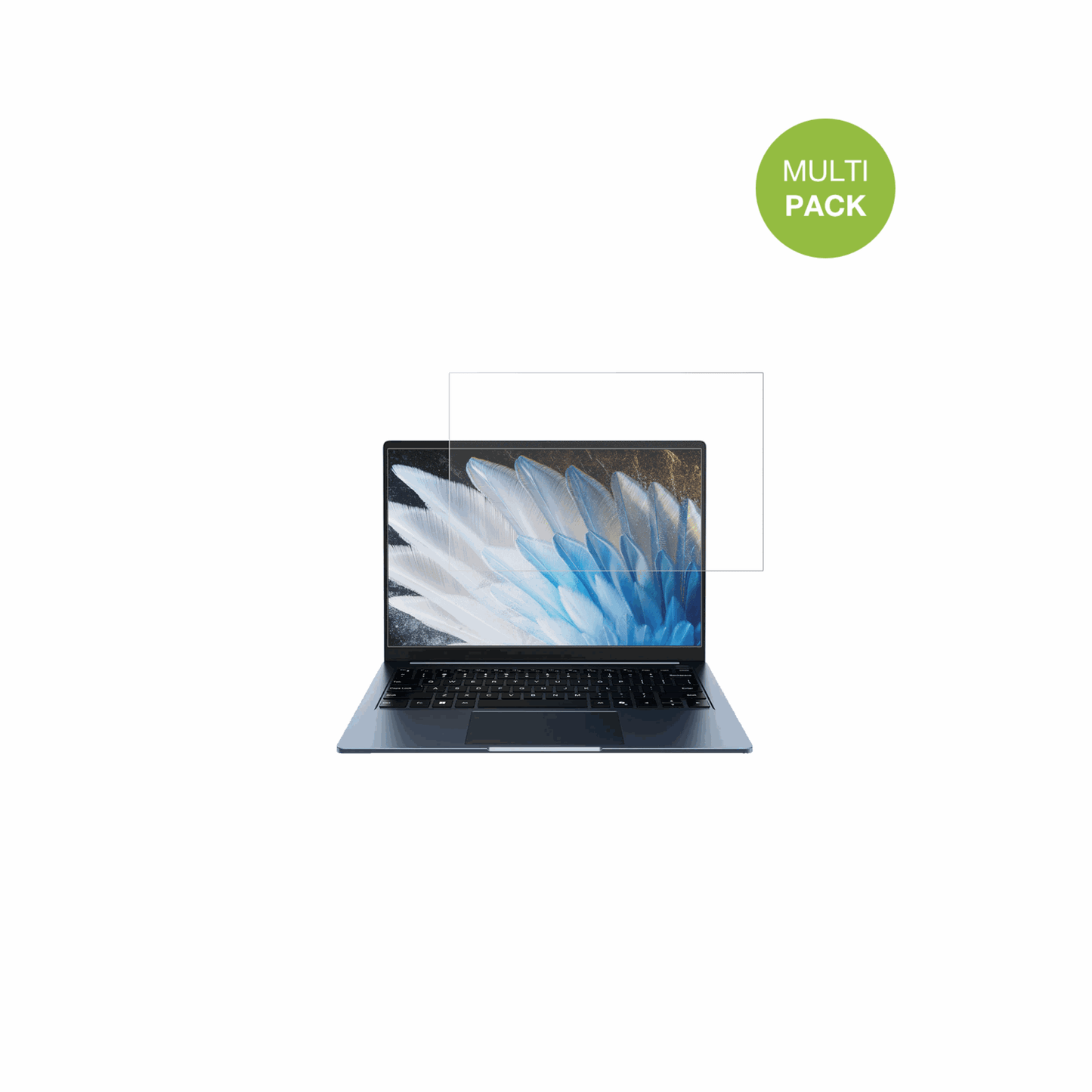 ChuwiCoreBook Air 14 Zoll mit aufgebrachter dipos Displayschutzfolie, die lästige Fingerabdrücke minimiert