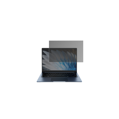 ChuwiCoreBook Air 14 Zoll mit aufgebrachtem dipos Displayschutz, der seitliche Einblicke blockiert