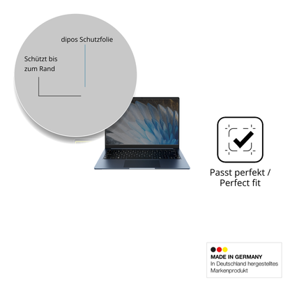 Schutz gegen Kratzer auf dem Chuwi CoreBook Air 14 Zoll Glas durch Schlüssel oder Ähnliches