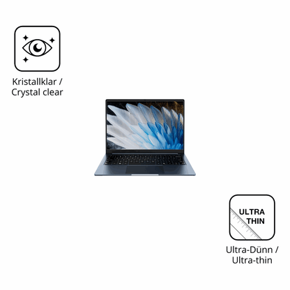 Dünne und klare Folie passend zugeschnitten für Chuwi CoreBook Air 14 Zoll