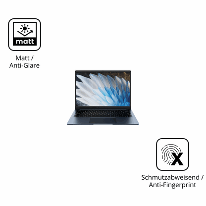 9H Hartbeschichtete, flexible Folie passend zugeschnitten für Chuwi CoreBook Air 14 Zoll