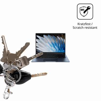 dipos Displayschutz für Chuwi CoreBook Air 14 Zoll, transparente Oberfläche, perfekte Passform auch für die Rundungen