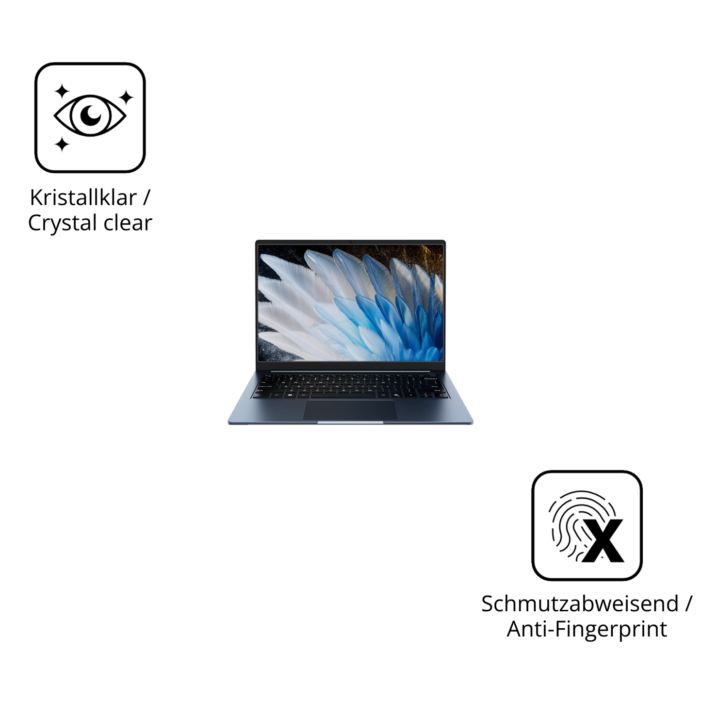 Flexible TPU-Folie passend zugeschnitten für Chuwi CoreBook Air 14 Zoll, vollständige Abdeckung