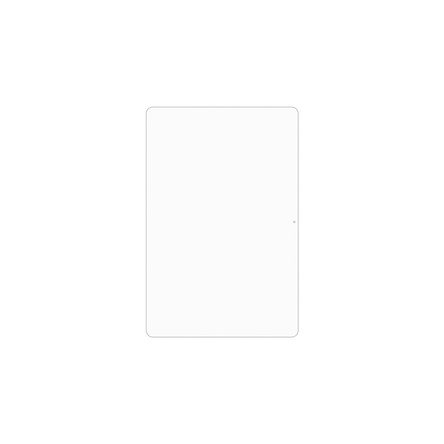 dipos Displayschutz für C idea P1200 10.1 Zoll, mattierte Oberfläche, geringe Dicke und perfekte Passform