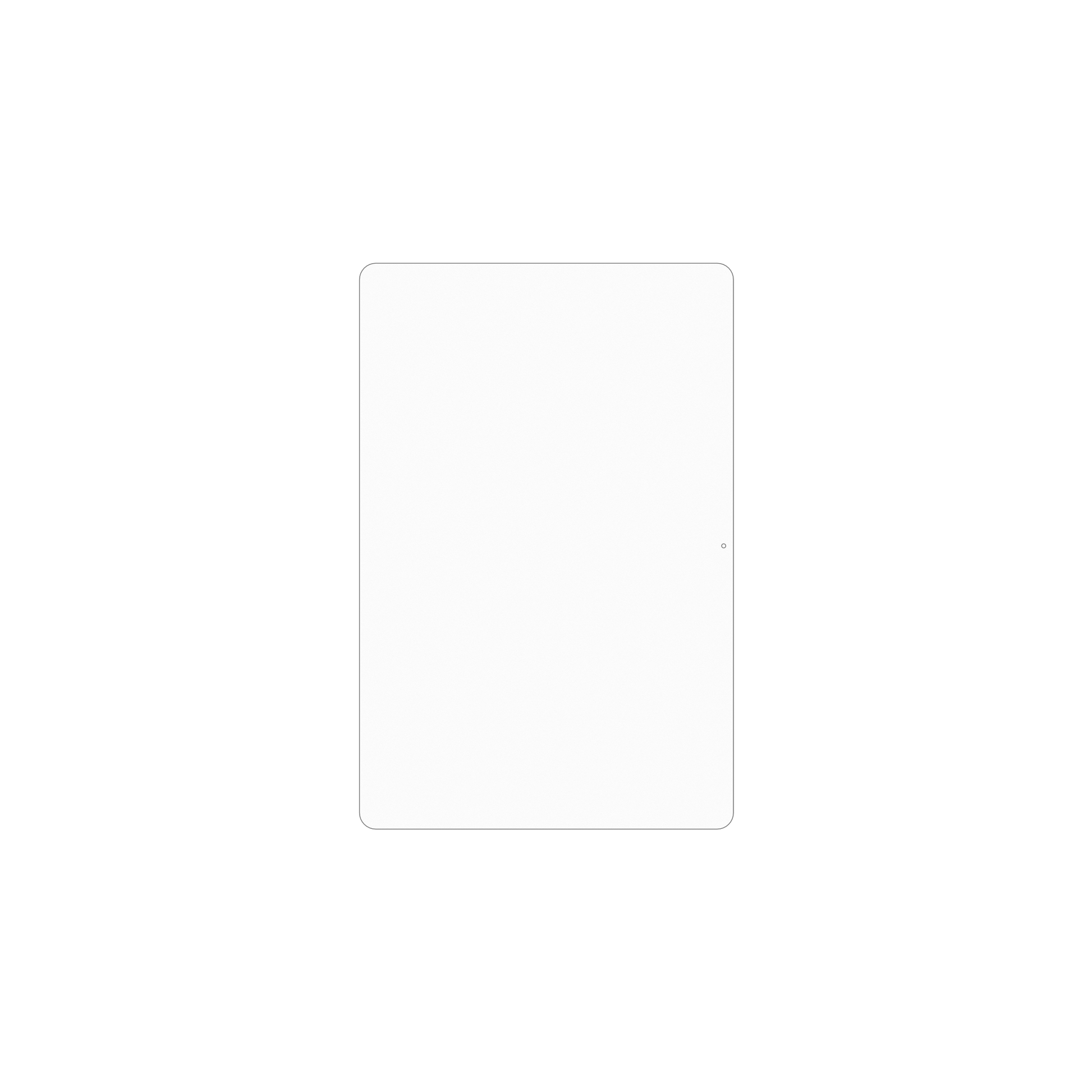 dipos Displayschutz für C idea P1200 10.1 Zoll, mattierte Oberfläche, geringe Dicke und perfekte Passform
