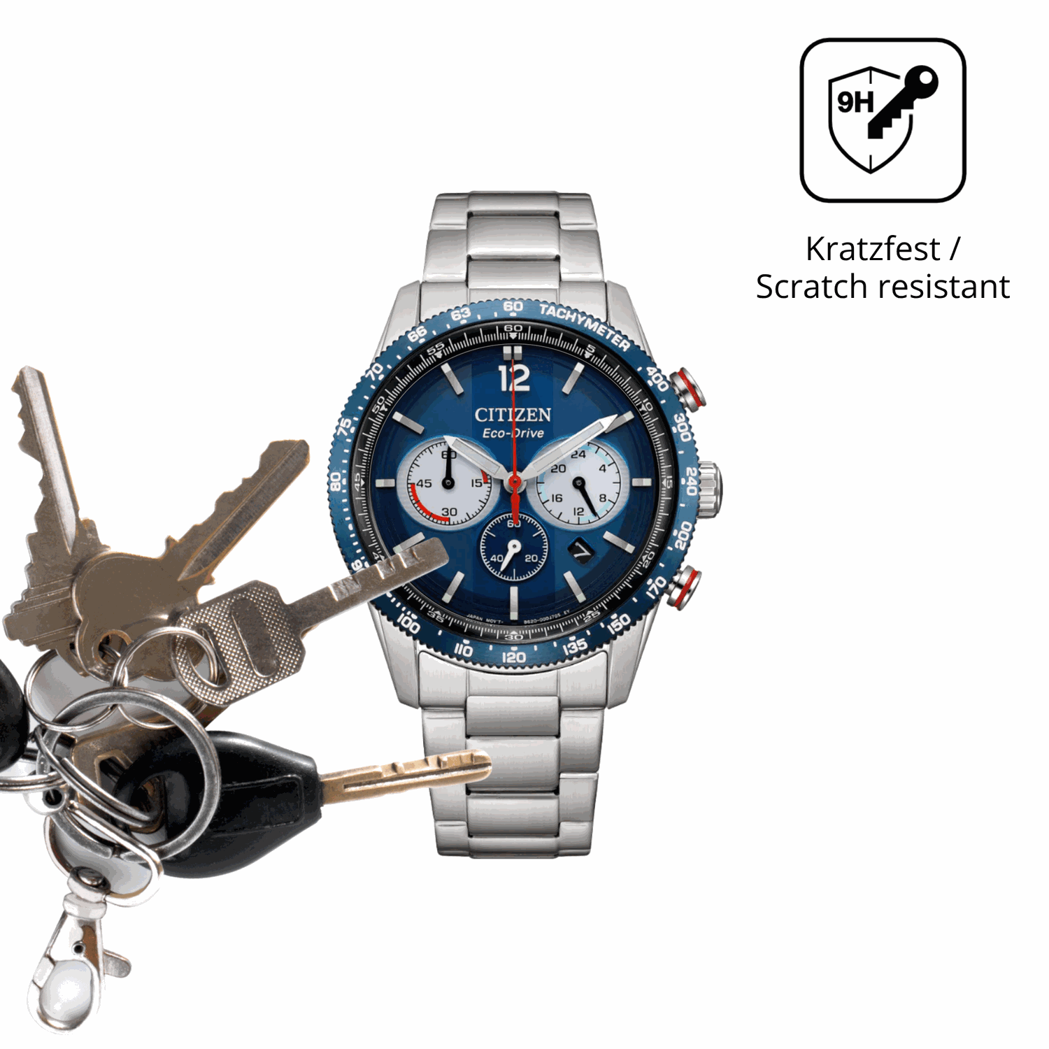 dipos Displayschutz für Citizen CA4716-50L, transparente Oberfläche, perfekte Passform auch für die Rundungen