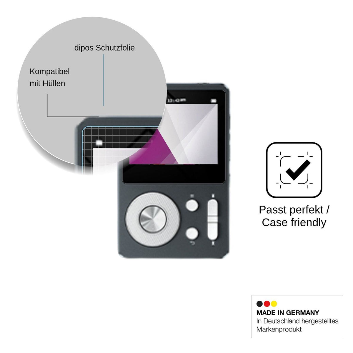 4x Screen Protector for Aiandcc M28 Protection Crystal Clear dipos