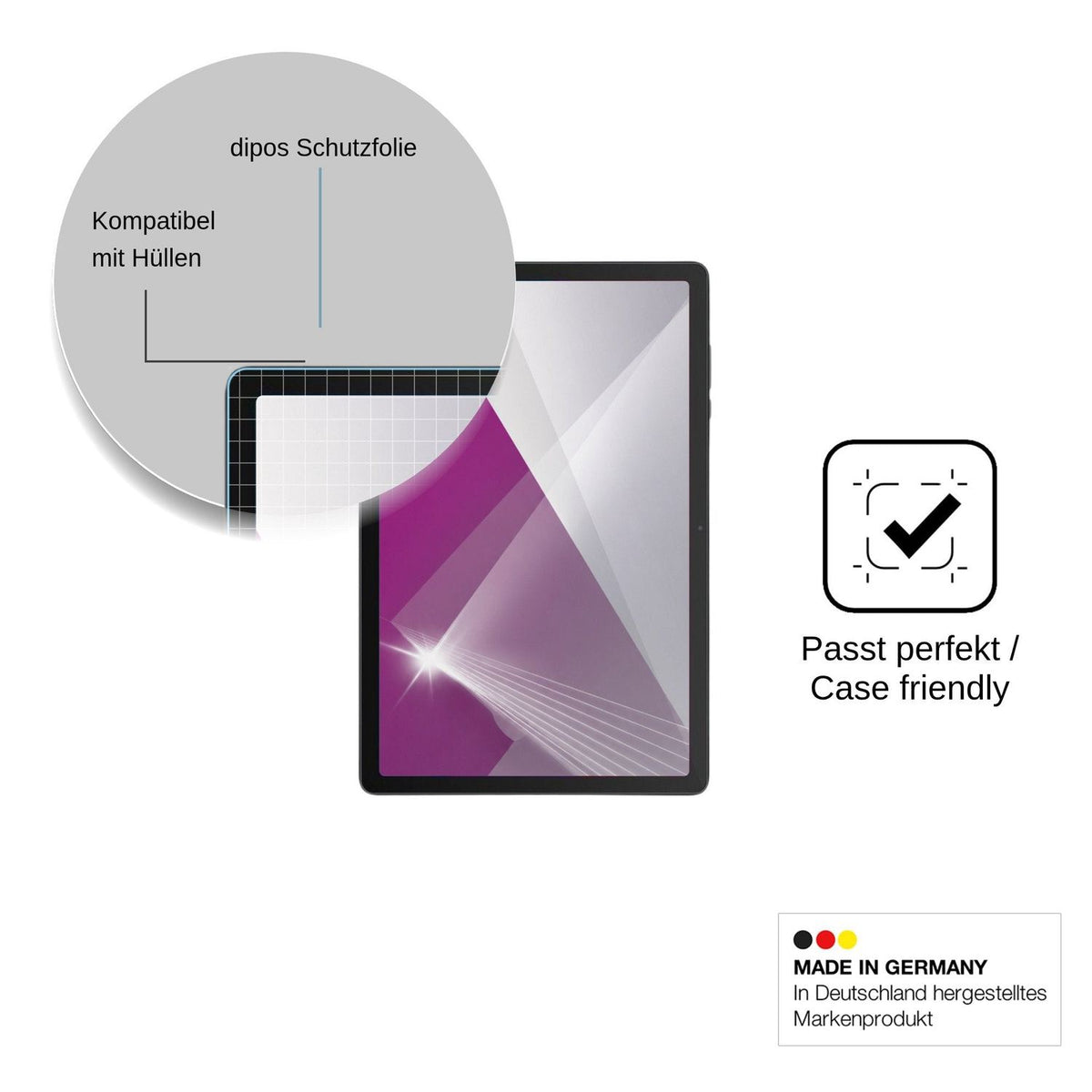 2x Screen Protector for Aiwa Tab AS11 Protection Crystal Clear dipos