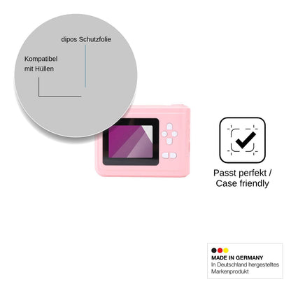 4x Screen Protector for Akozon Compact HD Protection Crystal Clear dipos