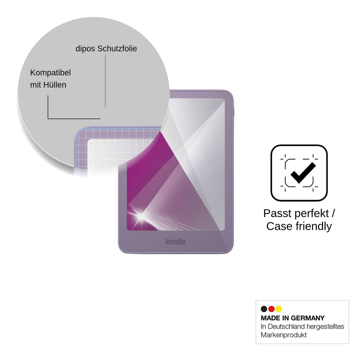 2x Screen Protector for Amazon Kindle 12th Generation Protection Crystal Clear dipos