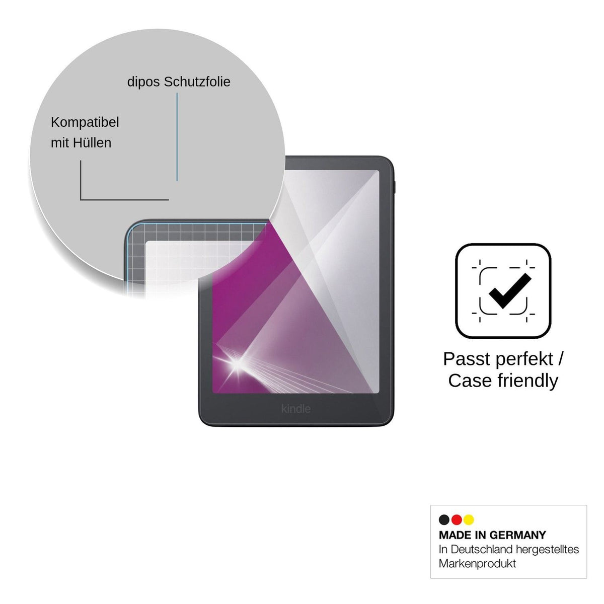 2x Screen Protector for Amazon Kindle Colorsoft 2026 Protection Crystal Clear dipos