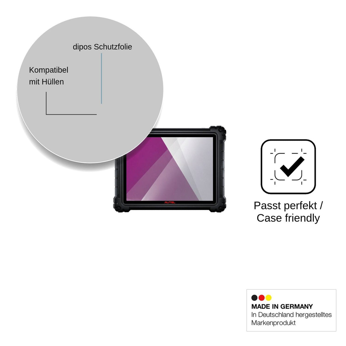 2x Screen Protector for Autel MaxiSYS Ultra S2 Protection Crystal Clear dipos