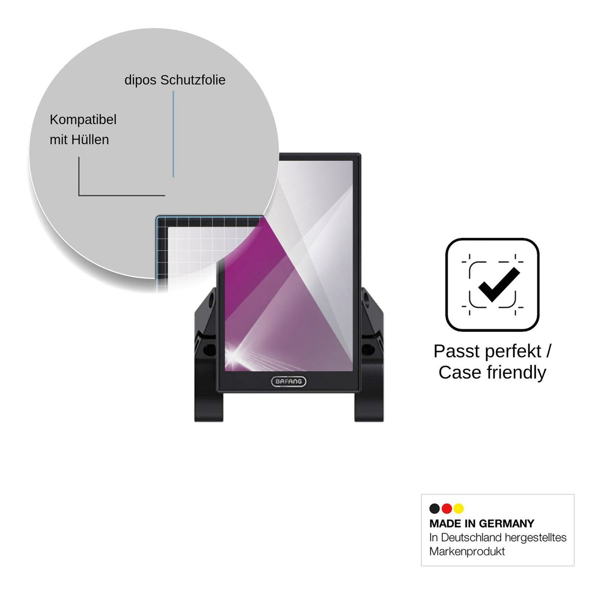 4x Screen Protector for Bafang DP C010 Protection Crystal Clear dipos