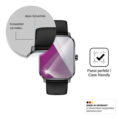 6x Screen Protector for Beafon Smartwatch 103 Protection Crystal Clear dipos