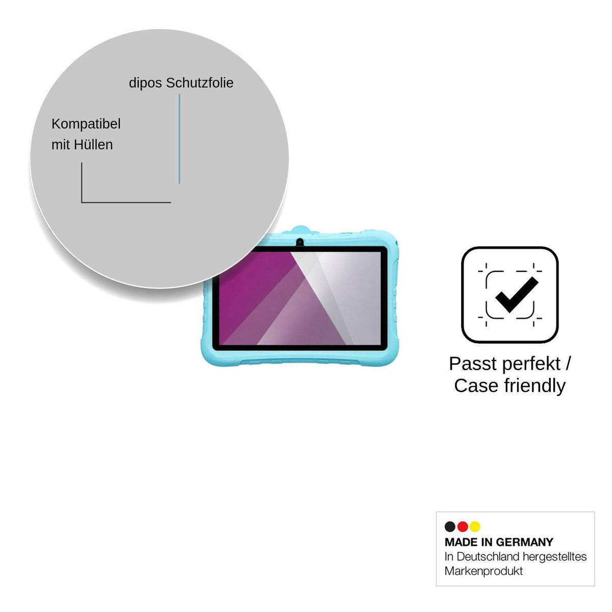 2x Screen Protector for Blackview Link Lite Kids Protection Crystal Clear dipos
