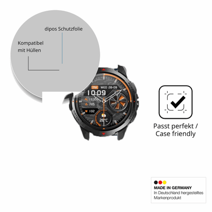 Schutzfolie mit optimaler Passform, zur Verwendung mit Hüllen geeignet