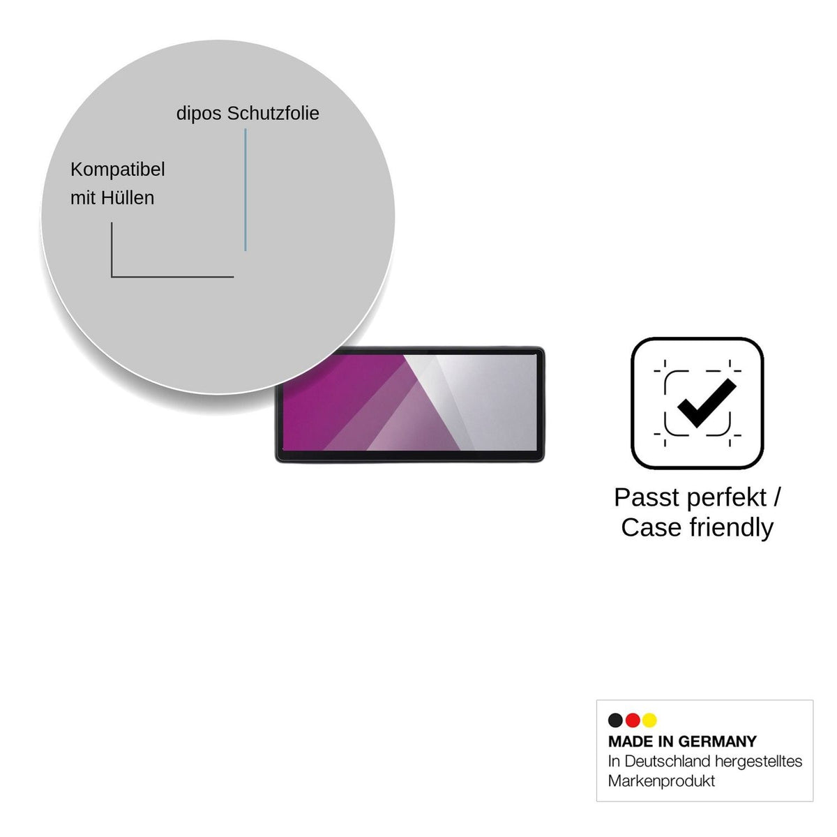 2x Screen Protector for CarpodGo T4 Plus Protection Crystal Clear dipos