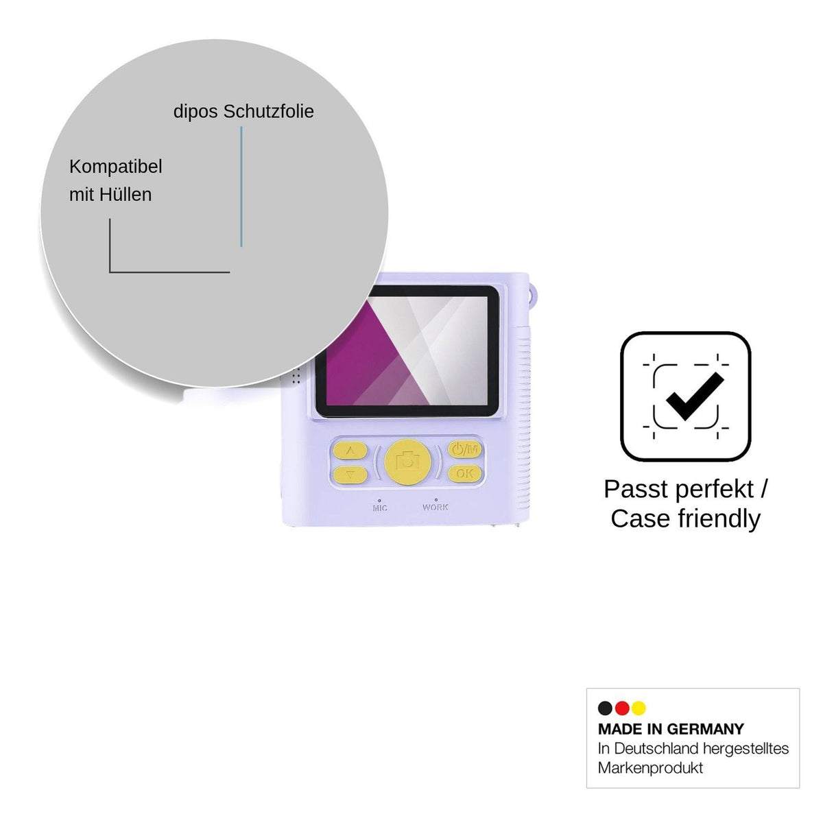 4x Screen Protector for CKATE ABS-681B Protection Crystal Clear dipos