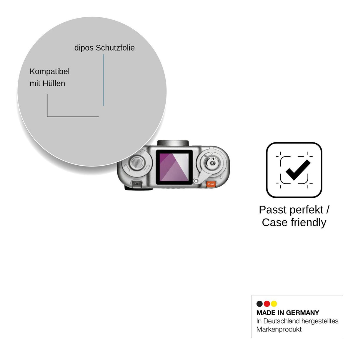 4x Screen Protector for Fujifilm instax Pal 2 Protection Crystal Clear dipos