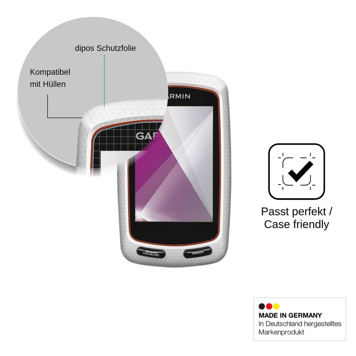2x Screen Protector for Garmin Approach G7 Protection Crystal Clear dipos